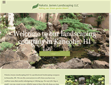 Tablet Screenshot of nakatalandscaping.com